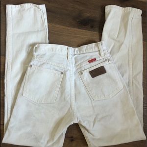 vintage straight leg wrangler jeans